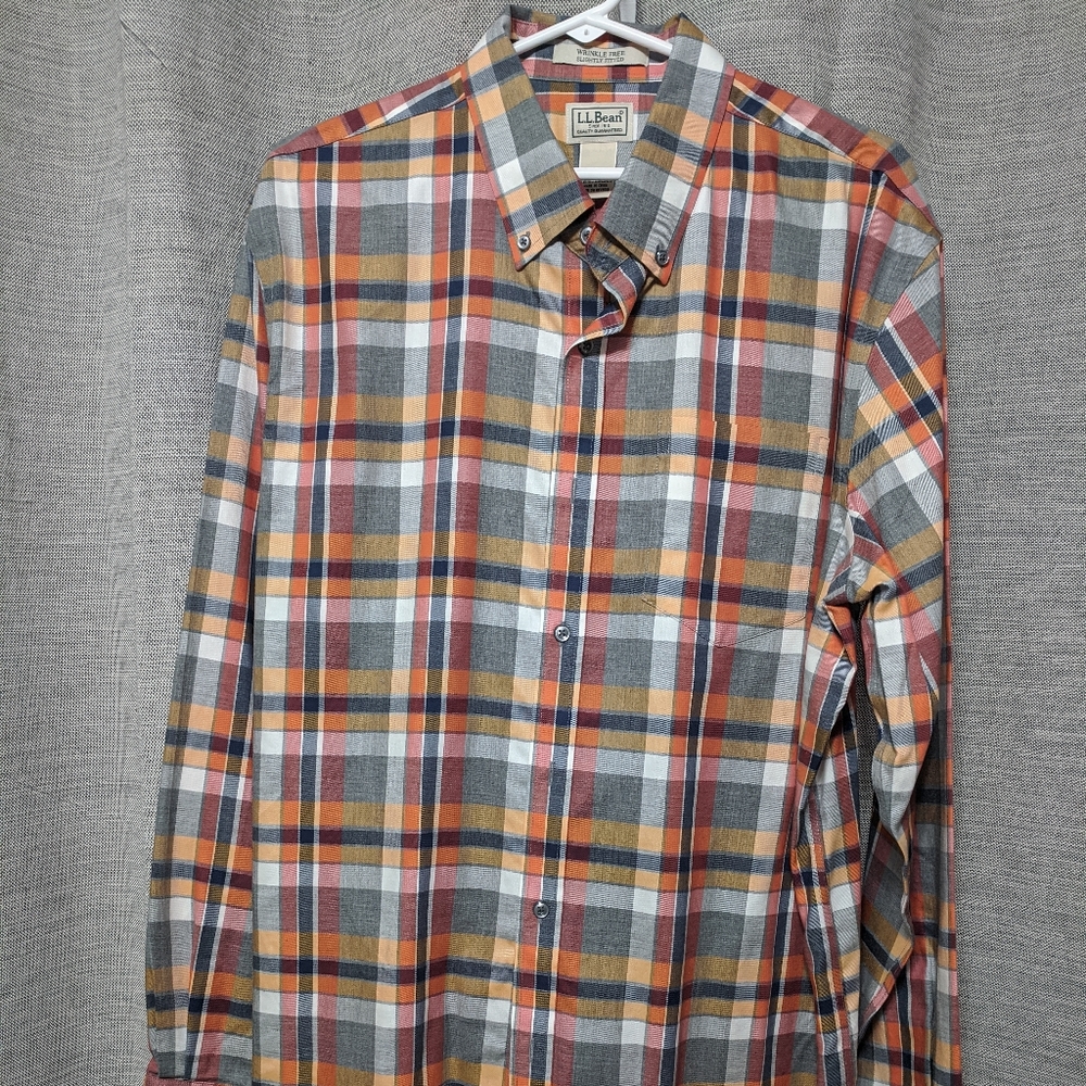 Fall colored long sleeve button up